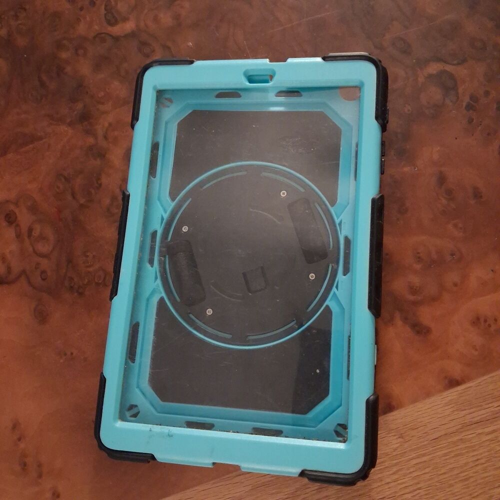 rugged heavy duty shockproof tablet case cover 360 rotating stand hand strap tea